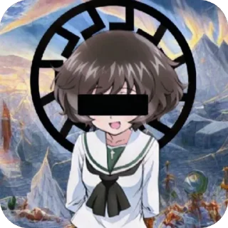 Telegram sticker 👏 Yukari Akiyama