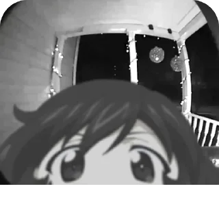 Telegram sticker 🧍‍♂️ Yukari Akiyama