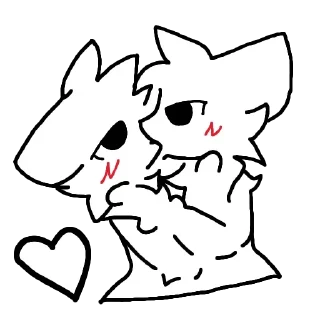 Telegram sticker ❤️ Boykisser's Pack 2 :: @fStikBot
