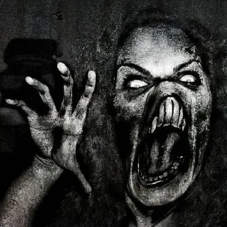 Telegram sticker 😜 Horror @stickersb2b