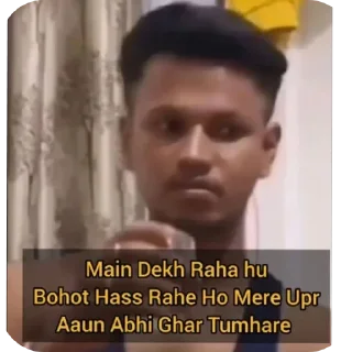 Telegram sticker 😤 @WTF69KARTIK FAMOUS GUY