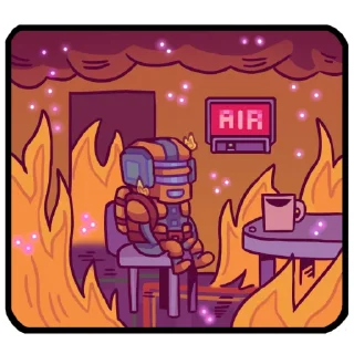 Telegram sticker 🔥 SpaceStation14
