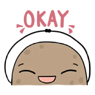 Video sticker ❇️ Kawaii Potato