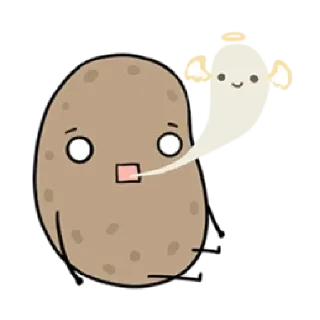 Telegram sticker ❇️ Kawaii Potato