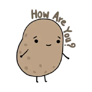 Sticker ❇️ Kawaii Potato