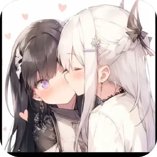 Video sticker 🫥 Darling…Kiss Me♡ :: @fStikBot