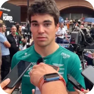 Telegram sticker 🫥 Lance Stroll