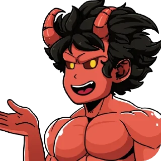 Телеграм стикер 🫥 DevilK