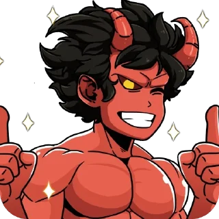 Телеграм стикер 🫥 DevilK