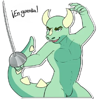 Telegram sticker 🗡 Subzerus the lizard