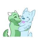 Sticker 🤗 Subzerus the lizard