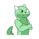 Video sticker 😤 Subzerus the lizard