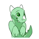 Telegram sticker 😊 Subzerus the lizard