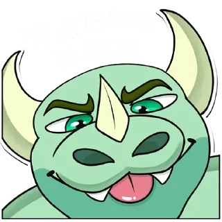 Telegram sticker 👨‍🦰 Subzerus the lizard