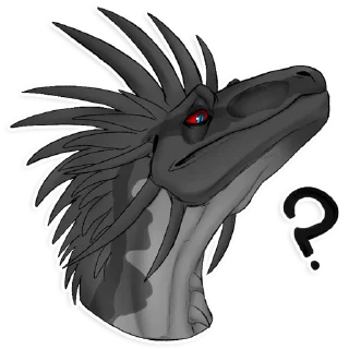 Telegram sticker ❓ Virgil in a nutshell