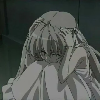 Телеграм стикер 😖 kasugano sora/ tg: tusadlyanYashk