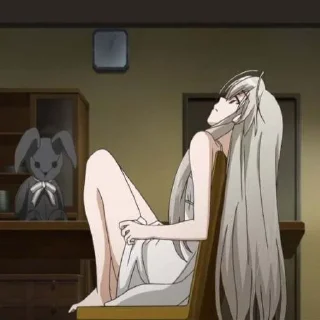 Телеграм стикер 😮‍💨 kasugano sora/ tg: tusadlyanYashk