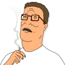 Telegram sticker 🚬 King of the Hill