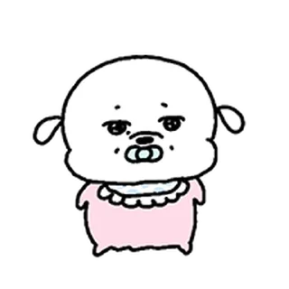 Telegram sticker ⭐ 복슬 응애임다 @moe_sticker_bot
