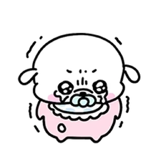 Telegram sticker ⭐ 복슬 응애임다 @moe_sticker_bot
