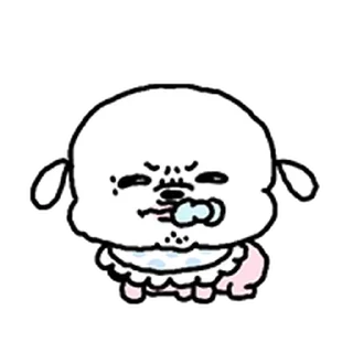Sticker ⭐ 복슬 응애임다 @moe_sticker_bot