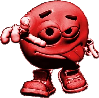 Telegram sticker 🌟 Red Joe 🔺 $REDJOE :: @fStikBot