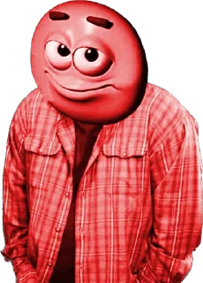 Telegram sticker 🌟 Red Joe 🔺 $REDJOE :: @fStikBot