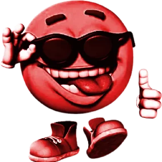 Telegram sticker 🌟 Red Joe 🔺 $REDJOE :: @fStikBot