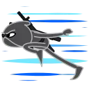 Telegram stiker 🏃‍♀️ Shinobi