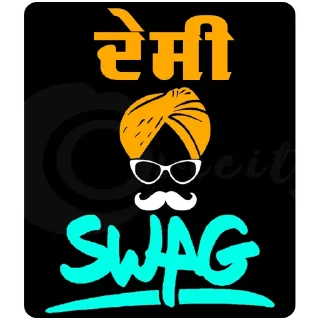 Telegram sticker ✌️ Desi Swag @PunjabiSticker
