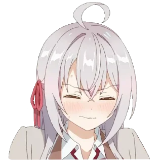 Telegram sticker 😍 Alisa Mikhailovna Kujou @Anak_kucing_stiker