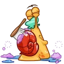 Video sticker 🛁 Shelldon