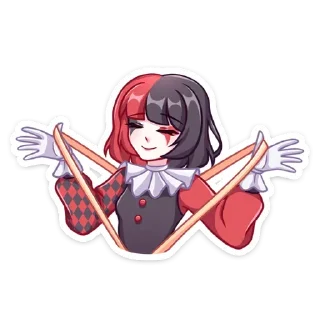 Telegram sticker 😊 Маф; @yooshi69 + @stickersvk18