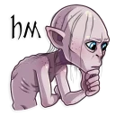 Video sticker 🤔 Gollum