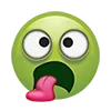 Sticker 🤢 emoji ➜ @emoji1