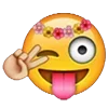 Sticker 😜 emoji ➜ @emoji1