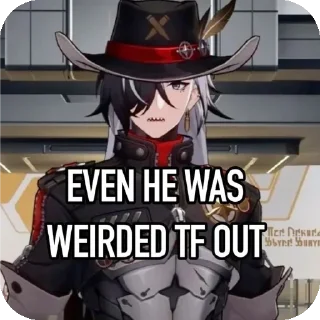 Telegram stiker 🤠 boothill my beloved ♡ @Boothill_Simp_And_Fan