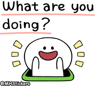 Telegram stiker 👀 @MHStickers Spoiled Rabbit Smile Person Kind Words