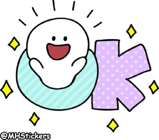 Telegram stiker 👌 @MHStickers Spoiled Rabbit Smile Person Kind Words