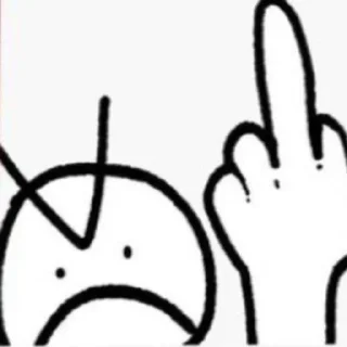 Telegram sticker 🖕 бээ :: @fStikBot