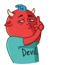 Telegram sticker 🔫 Lil Diablo