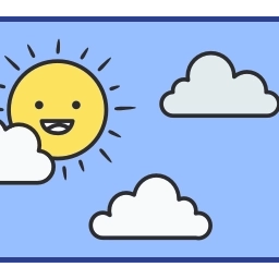 Sticker ⛅️ separadores @emojique