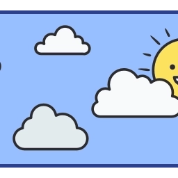 Sticker ⛅️ separadores @emojique