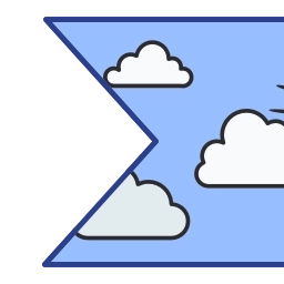 Sticker ⛅️ separadores @emojique