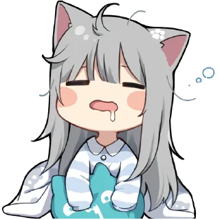 Sticker 😴 Nachonekodayo @jp_stickers