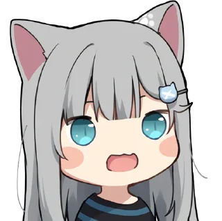 Telegram sticker 😃 Nachonekodayo @jp_stickers