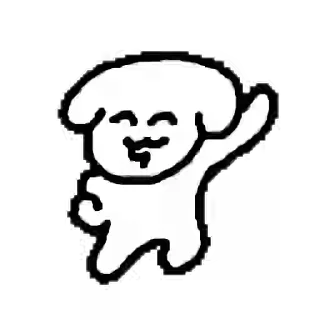 Телеграм стикер 🍞 춤추는댕댕이콘 by @KiyoBot_bot