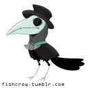 Video sticker 😷 fishcrow