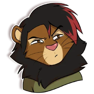 Sticker 🤨 Lion Jhon