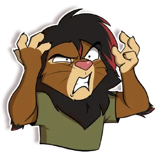 Video sticker 🤬 Lion Jhon